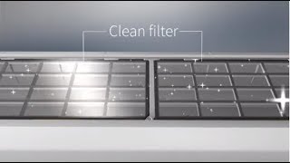 Hitachi’s Clean air – Auto Filter Clean Technology iClean video [upl. by Anawad]