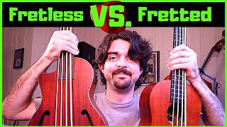 Fretless Vs Fretted UBass [upl. by Keil621]