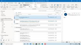 How to Change View Options in Outlook  Office 365 [upl. by Zacharie]