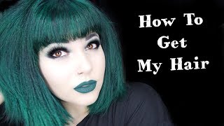 My DARK GREEN Hair Routine [upl. by Yorker]