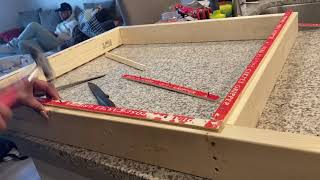 How to Make Rug Tufting Frame Easily [upl. by Ahsenod]