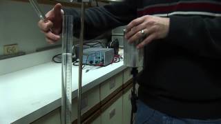 Resonance tube demonstration [upl. by Iand92]