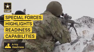 US Army Special Forces Highlights Readiness Capabilities [upl. by Arabel791]