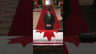 Trudeau pays respects to Brian Mulroney [upl. by Aduhey]