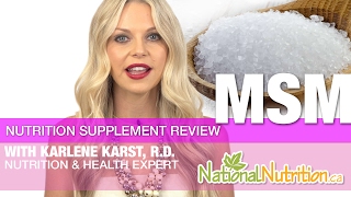 Benefits Of MSM Supplement  Professional Supplement Review  National Nutrition Canada [upl. by Joris]