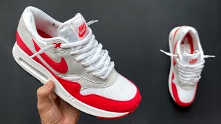 How To Loosely Lace NIKE Air MAX 1  Laces style [upl. by Ivatts]