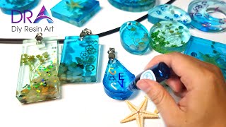 Beginners  Easy making Epoxy Resin jewelry  RESIN ART [upl. by Anastasie]