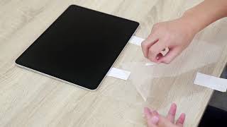 JETech Screen Protector Installation for iPad [upl. by Irish204]