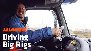 Driving a Volvo BigRig w Jason Torchinsky  Time for Trucks Pt 2 [upl. by Dupin783]