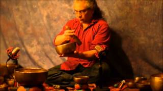 70 minute7 Chakra Continuous Meditation with 21 Antique Tibetan Singing Bowls [upl. by Mihcaoj303]