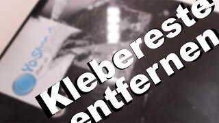 LIFEHACK KLEBERESTE KLEBERÜCKSTÄNDE EINFACH ENTFERNEN  LucasMedia [upl. by Lleruj]