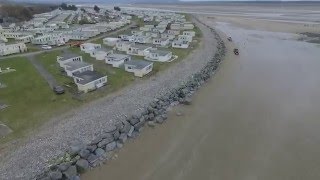 Beach flight by Carmarthen Bay holiday park [upl. by Urbai]