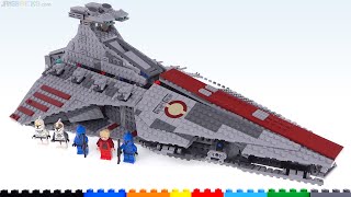 LEGO Star Wars Venatorclass Republic Attack Cruiser review 8039 [upl. by Coulombe]