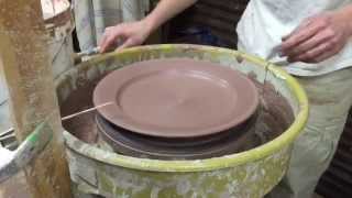 19 Dinner Plates  Howto  Production Pottery [upl. by Lanna]