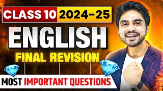 DIAMOND FINAL REVISION CLASS 10TH ENGLISH  EVERYTHING COVERED [upl. by Rochell]