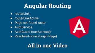 Angular Routing  LazyLoading  AuthGuard  multiple routeroutlet  all in one video [upl. by Reidar706]