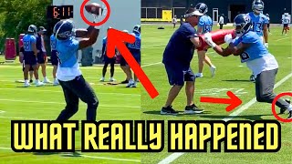 Treylon Burks CRUSHING Drills At Tennessee Titans OTAs Practice  BREAKOUT SZN In 2024 UPLOADING [upl. by Retnuh]