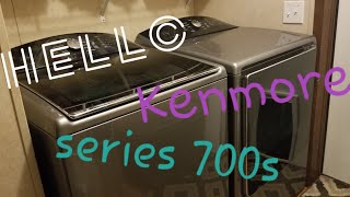 Kenmore 700s Washer 63 cu ft and Dryer 92 cu ft [upl. by Barthol]