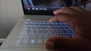 How to turn on HP laptop back lit key board [upl. by Rosenfeld]