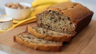 The PERFECT Banana Bread Recipe  Baking Basics [upl. by Ennaxor]