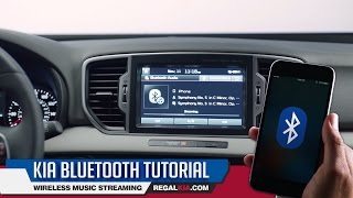 Kia Bluetooth Tutorial  Wireless Music Streaming [upl. by Martelli]