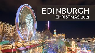 EDINBURGH SCOTLAND  Christmas 2021 [upl. by Katusha]