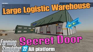 Large Logistic Warehouse  How to work the Autoload  FS22 [upl. by Taam]