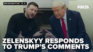 Zelenskyy responds to Trumps comments [upl. by Eriam]