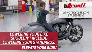 Arnott Adjustable Air Suspension Kits for Victory® Motorcycles [upl. by Burkitt646]