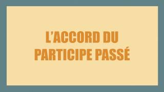 Laccord du participe passé auxiliaire être et avoir  COD  COI [upl. by Nyleda]