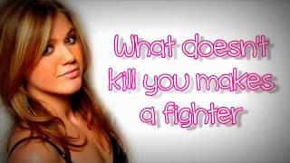 Kelly Clarkson  Stronger Lyrics [upl. by Arimaj553]