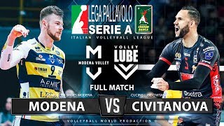 Modena vs Lube Civitanova  Full Match  Italian Volleyball League 2019 [upl. by Rebliw]