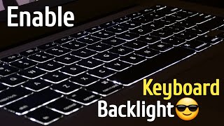 How To Enable Keyboard Light On Laptop [upl. by Ydasahc]