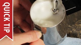 How to AutoFroth Milk for Lattes [upl. by Sarah]