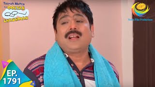 Taarak Mehta Ka Ooltah Chashmah  Episode 1791  Full Episode [upl. by Ysnap]