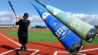 DeMarini THE GOODS 1Piece vs 2Piece  BBCOR Baseball Bat Review [upl. by Marka335]