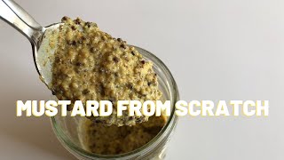 How To Make Mustard  Easy Homemade Spicy Mustard [upl. by Atires707]