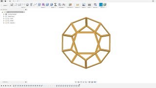 Make a Dodecahedron in Fusion 360 Dihedral Angle Platonic Solids [upl. by Dale686]