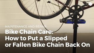 How to Put a Chain on a Bike  Bike Repair [upl. by Akiemat126]