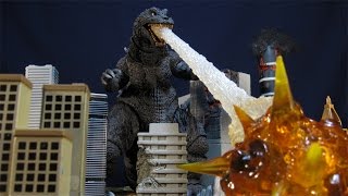 SH MONSTERARTS GODZILLA 2001  GMK BANDAI TAMASHII NATIONS ACTION FIGURE REVIEW [upl. by Neerroc]