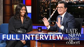 Full Interview Michelle Obama Talks To Stephen Colbert [upl. by Stanhope]