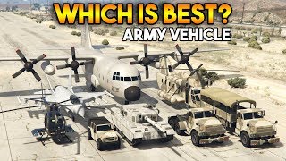 GTA 5 ONLINE  WHICH IS BEST ARMY VEHICLE [upl. by Ocko]