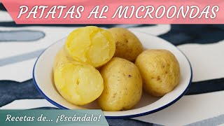 PATATAS AL MICROONDAS conoce todos los TRUCOS para que queden perfectas [upl. by Brinna]