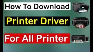 How To Download Drivers For All Printer For Laptop  Pcs [upl. by Sucramrej608]