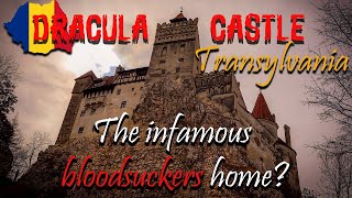 Bran Castle Romania  Visiting The DRACULA Castle in Transylvania [upl. by Petras]