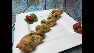 Feuilletés au pesto maison 😍 [upl. by Aryek]