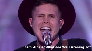 Trent Harmon  Journey to the Crown  American Idol [upl. by Rizan]