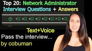 Top 20 Network Administrator Interview Questions and Answers 2021 Version [upl. by Retha785]