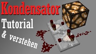 Redstone Schaltung KONDENSATOR  Tutorial amp Verstehen [upl. by Feinleib741]