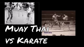 Two Earliest Muay Thai vs Kyokushin Karate Matches From The 1960s [upl. by Albin239]